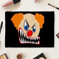 Evil Clown Cosmetic Bag (xl) by Valentinaart