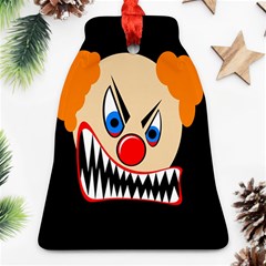 Evil Clown Bell Ornament (2 Sides) by Valentinaart