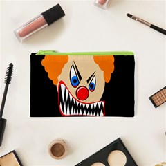 Evil Clown Cosmetic Bag (xs) by Valentinaart