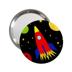 Spaceship 2 25  Handbag Mirrors by Valentinaart