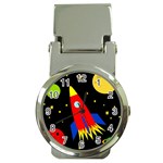 Spaceship Money Clip Watches Front