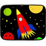 Spaceship Fleece Blanket (Mini) 35 x27  Blanket