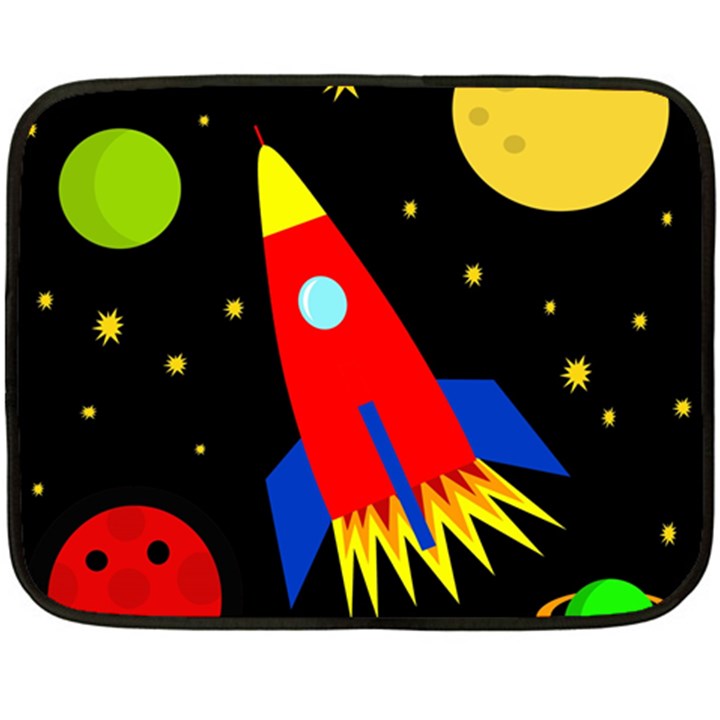 Spaceship Fleece Blanket (Mini)