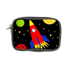 Spaceship Coin Purse by Valentinaart