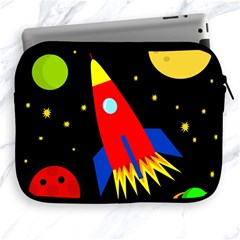 Spaceship Apple Ipad 2/3/4 Zipper Cases by Valentinaart