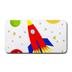 Transparent Spaceship Medium Bar Mats by Valentinaart