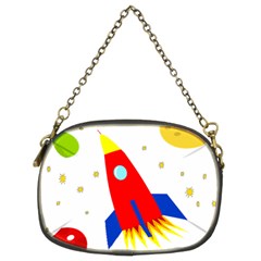 Transparent Spaceship Chain Purses (two Sides)  by Valentinaart