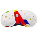 Transparent spaceship Sleeping Masks Front