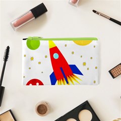 Transparent Spaceship Cosmetic Bag (xs) by Valentinaart