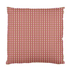 Mod Pink Green Pattern Standard Cushion Case (one Side) by BrightVibesDesign