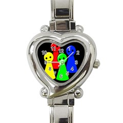 Don t Get Angry Heart Italian Charm Watch by Valentinaart