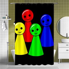 Don t Get Angry Shower Curtain 48  X 72  (small)  by Valentinaart