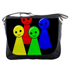 Don t Get Angry Messenger Bags by Valentinaart