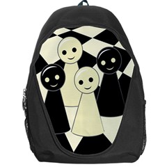 Chess Pieces Backpack Bag by Valentinaart