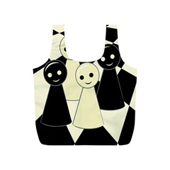 Chess Pieces Full Print Recycle Bags (s)  by Valentinaart