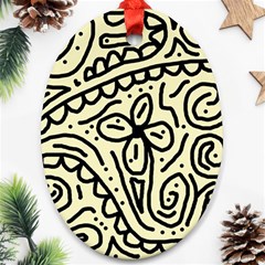 Artistic Abstraction Ornament (oval)  by Valentinaart