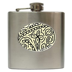 Artistic Abstraction Hip Flask (6 Oz) by Valentinaart