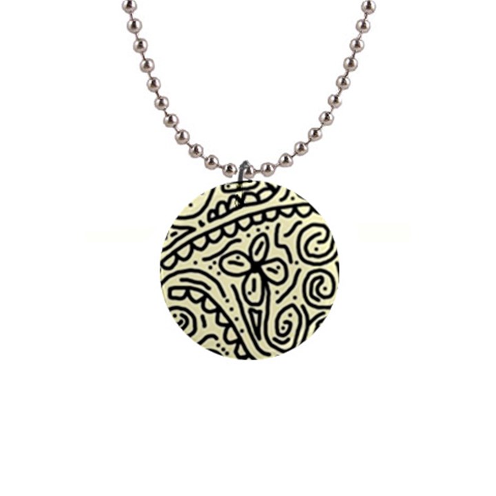 Artistic abstraction Button Necklaces