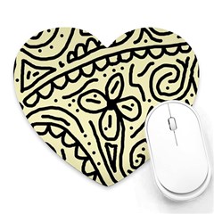 Artistic Abstraction Heart Mousepads by Valentinaart