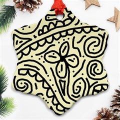 Artistic Abstraction Ornament (snowflake)  by Valentinaart