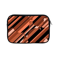 Orange Pattern Apple Ipad Mini Zipper Cases by Valentinaart