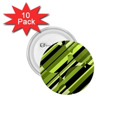 Green pattern 1.75  Buttons (10 pack)