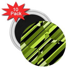 Green pattern 2.25  Magnets (10 pack) 