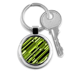 Green Pattern Key Chains (round)  by Valentinaart