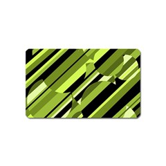 Green pattern Magnet (Name Card)