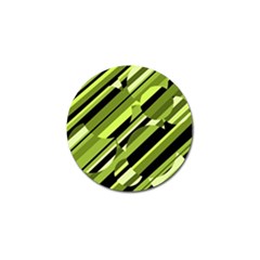 Green pattern Golf Ball Marker (4 pack)