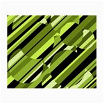 Green pattern Small Glasses Cloth Front