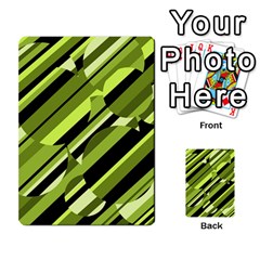 Green pattern Multi-purpose Cards (Rectangle) 