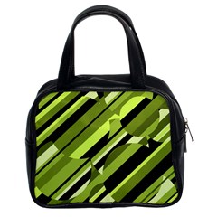 Green pattern Classic Handbags (2 Sides)