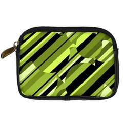 Green pattern Digital Camera Cases