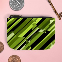 Green pattern Mini Coin Purses