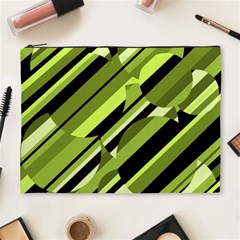 Green pattern Cosmetic Bag (XL)