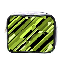 Green pattern Mini Toiletries Bags