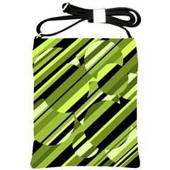 Green pattern Shoulder Sling Bags