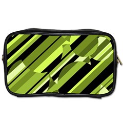 Green pattern Toiletries Bags 2-Side