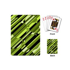 Green pattern Playing Cards (Mini) 