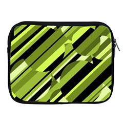 Green pattern Apple iPad 2/3/4 Zipper Cases