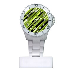 Green pattern Plastic Nurses Watch