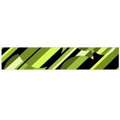 Green pattern Flano Scarf (Large)