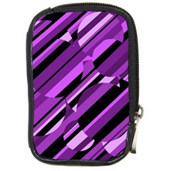 Purple Pattern Compact Camera Cases by Valentinaart