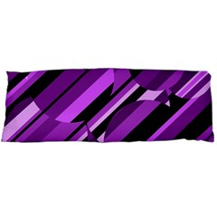 Purple Pattern Body Pillow Case (dakimakura) by Valentinaart