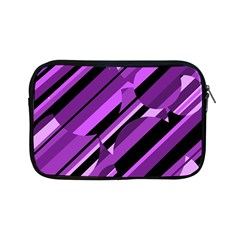 Purple Pattern Apple Ipad Mini Zipper Cases by Valentinaart