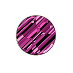 Magenta Pattern Hat Clip Ball Marker by Valentinaart