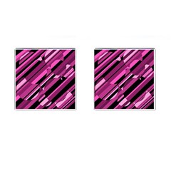 Magenta Pattern Cufflinks (square) by Valentinaart