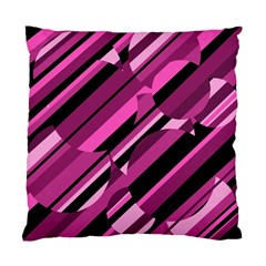 Magenta Pattern Standard Cushion Case (one Side) by Valentinaart