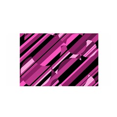 Magenta Pattern Satin Wrap by Valentinaart